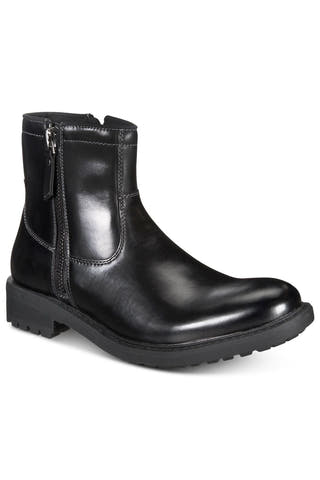 Unlisted by Kenneth Cole Black C-Roam Zip-Up Boot