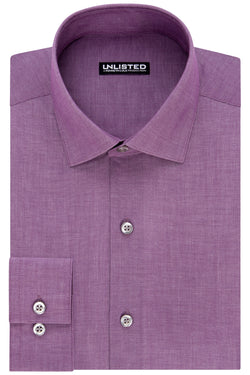 Unlisted by Kenneth Cole Boisenberry Slim Fit Chambray Dress Shirt thumbnail 1