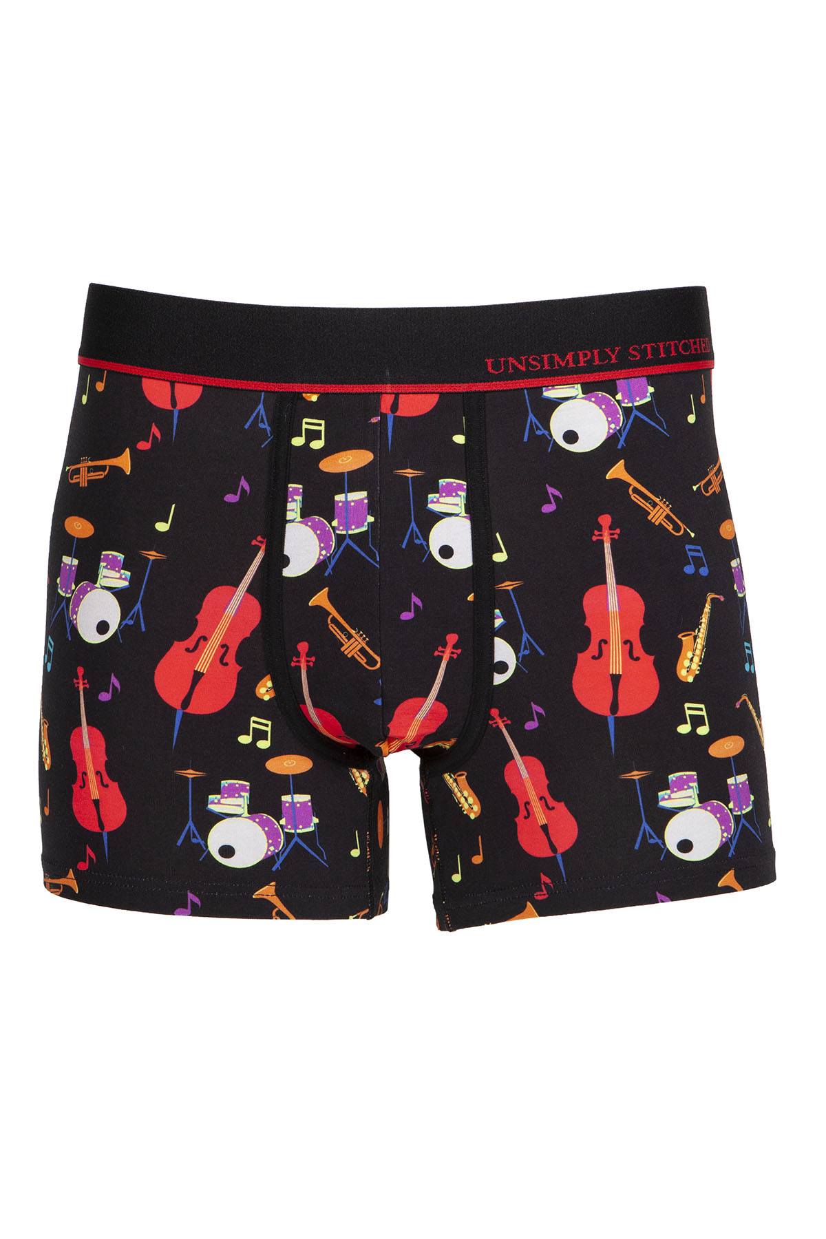 Unsimply Stitched Black Musical Trunk