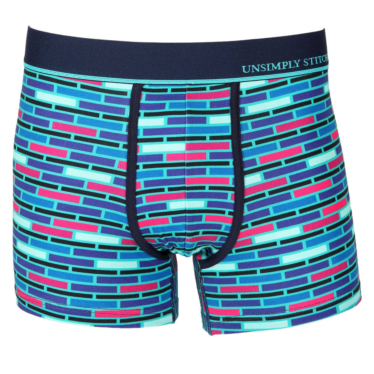 Unsimply Stitched Blue Brick Stripes Trunk