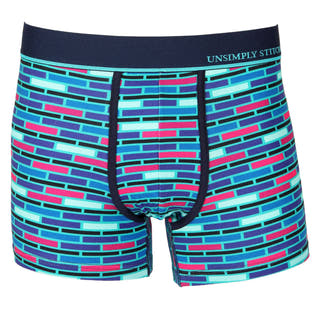 Unsimply Stitched Blue Brick Stripes Trunk