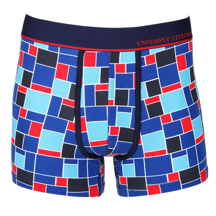 Unsimply Stitched Blue Century Tile Trunk