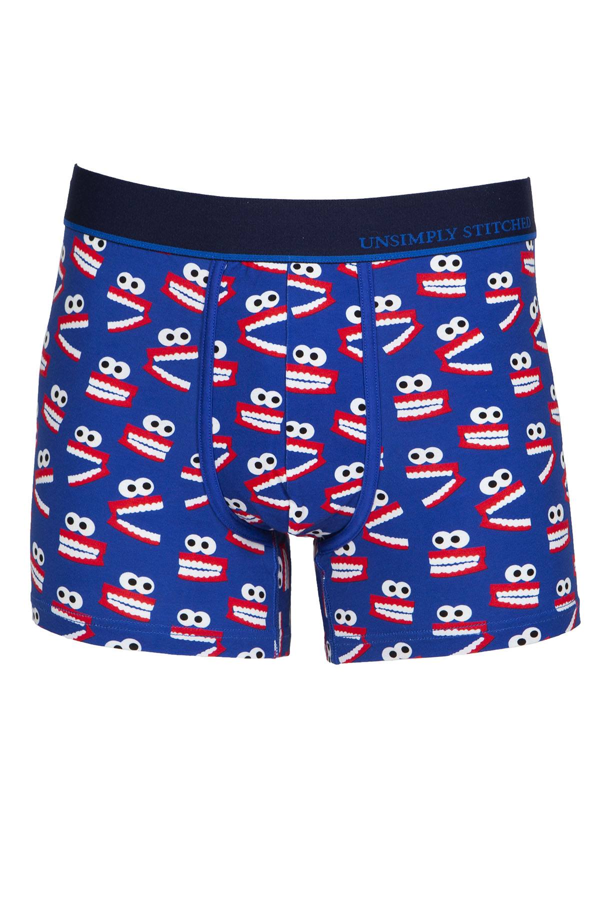 Unsimply Stitched Blue Chatter Teeth Trunk