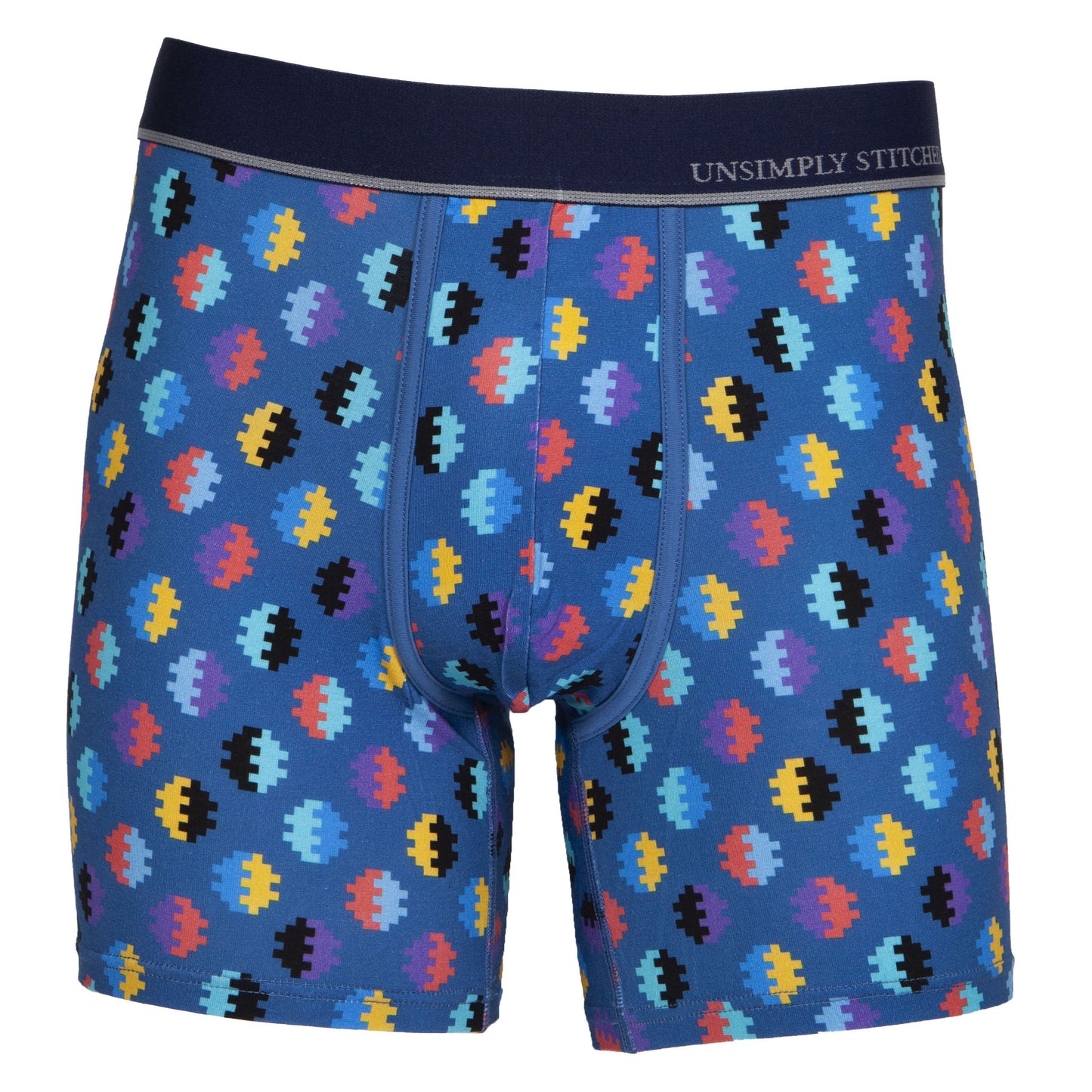 Unsimply Stitched Blue Digital Dot Boxer Brief