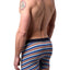 Unsimply Stitched Blue/Orange/Red Sunset-Stripe Trunk