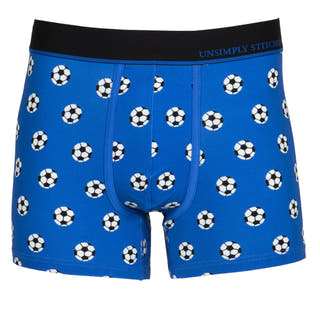 Unsimply Stitched Blue Soccer Balls Trunk