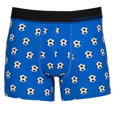 Unsimply Stitched Blue Soccer Trunk