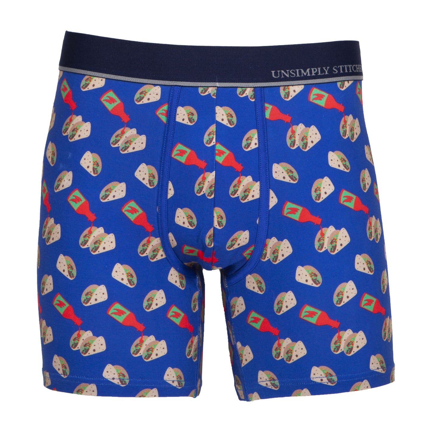 Unsimply Stitched Blue Tacos Boxer Brief