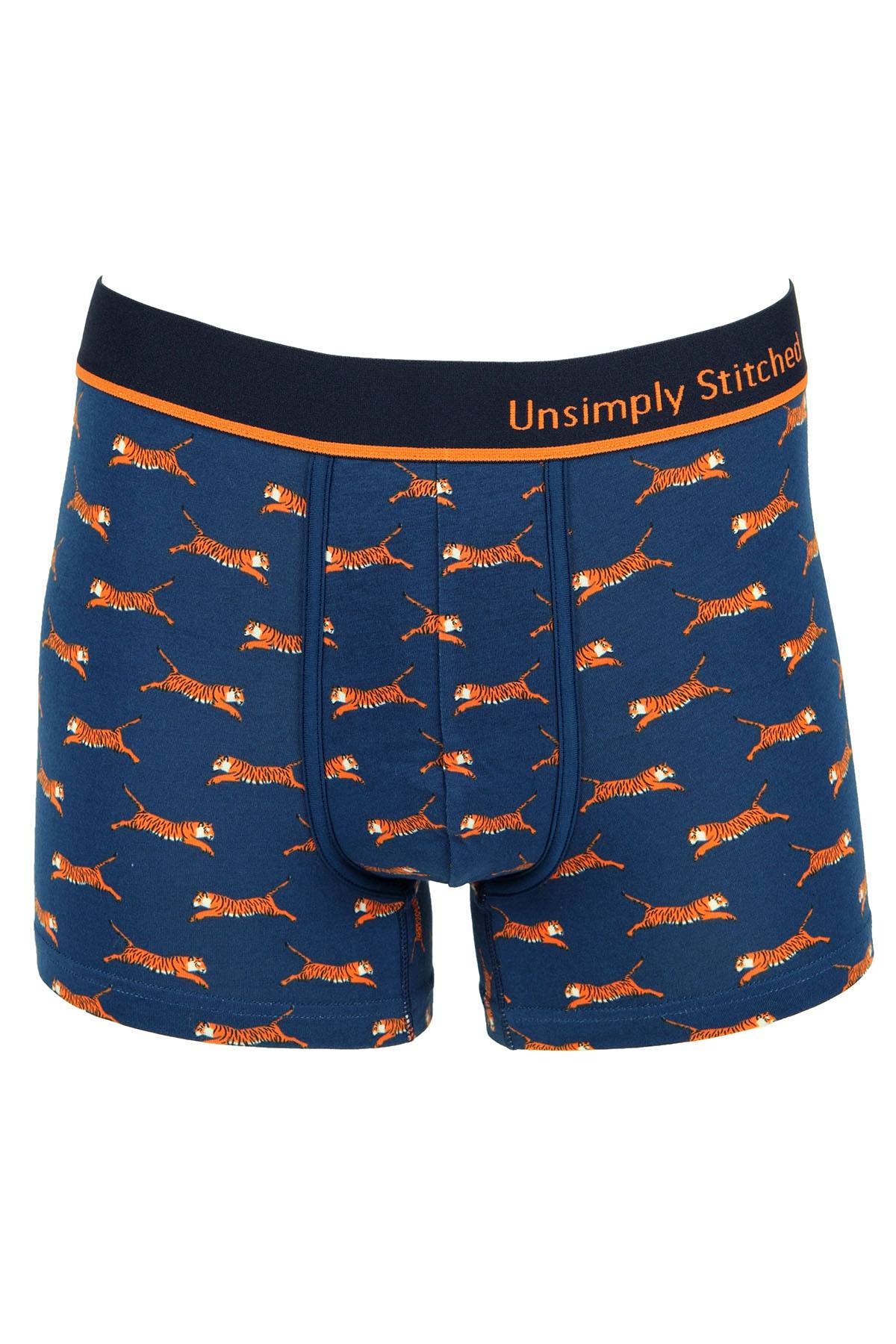Unsimply Stitched Blue Tiger Trunk