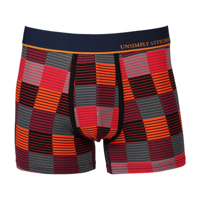 Unsimply Stitched Checkered Stripe Trunk