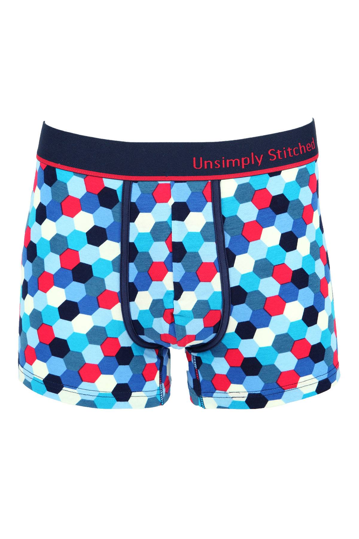 Unsimply Stitched Colored Honeycomb Trunk