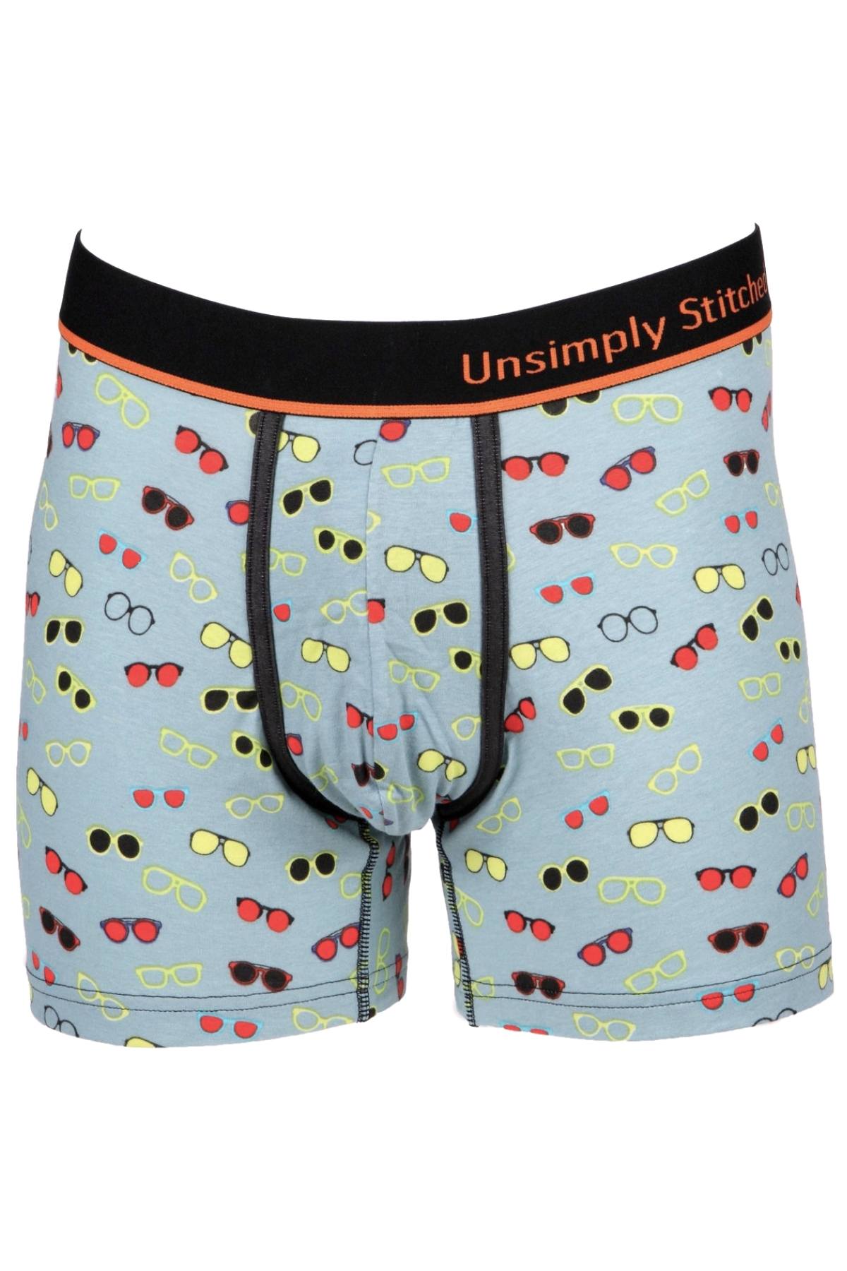 Unsimply Stitched Grey Shades Boxer Brief