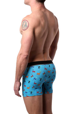 Unsimply Stitched Hawaiian-Blue Monkey Trunk thumbnail 3