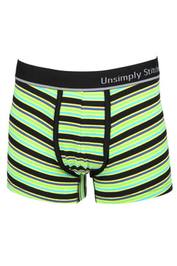 Unsimply Stitched Lime/Black Sunset-Stripe Trunk thumbnail 2