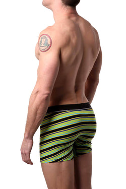 Unsimply Stitched Lime/Black Sunset-Stripe Trunk thumbnail 3