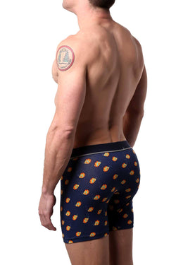 Unsimply Stitched Navy-Blue Fish-Bubbles Boxer Brief thumbnail 3