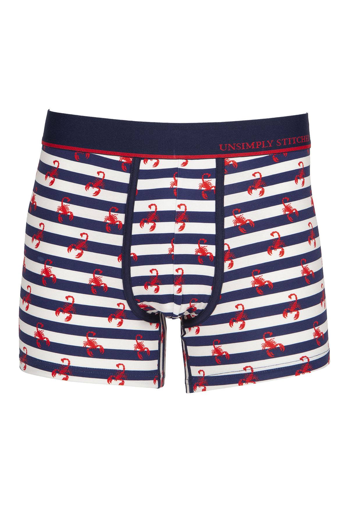 Unsimply Stitched Navy Scorpion Trunk