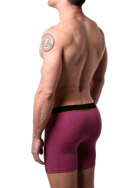 Unsimply Stitched Orange/Blue Sailor-Stripe Boxer Brief thumbnail 3