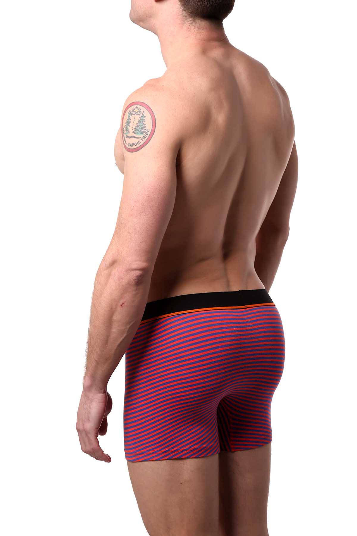 Unsimply Stitched Orange/Blue Sailor-Stripe Trunk