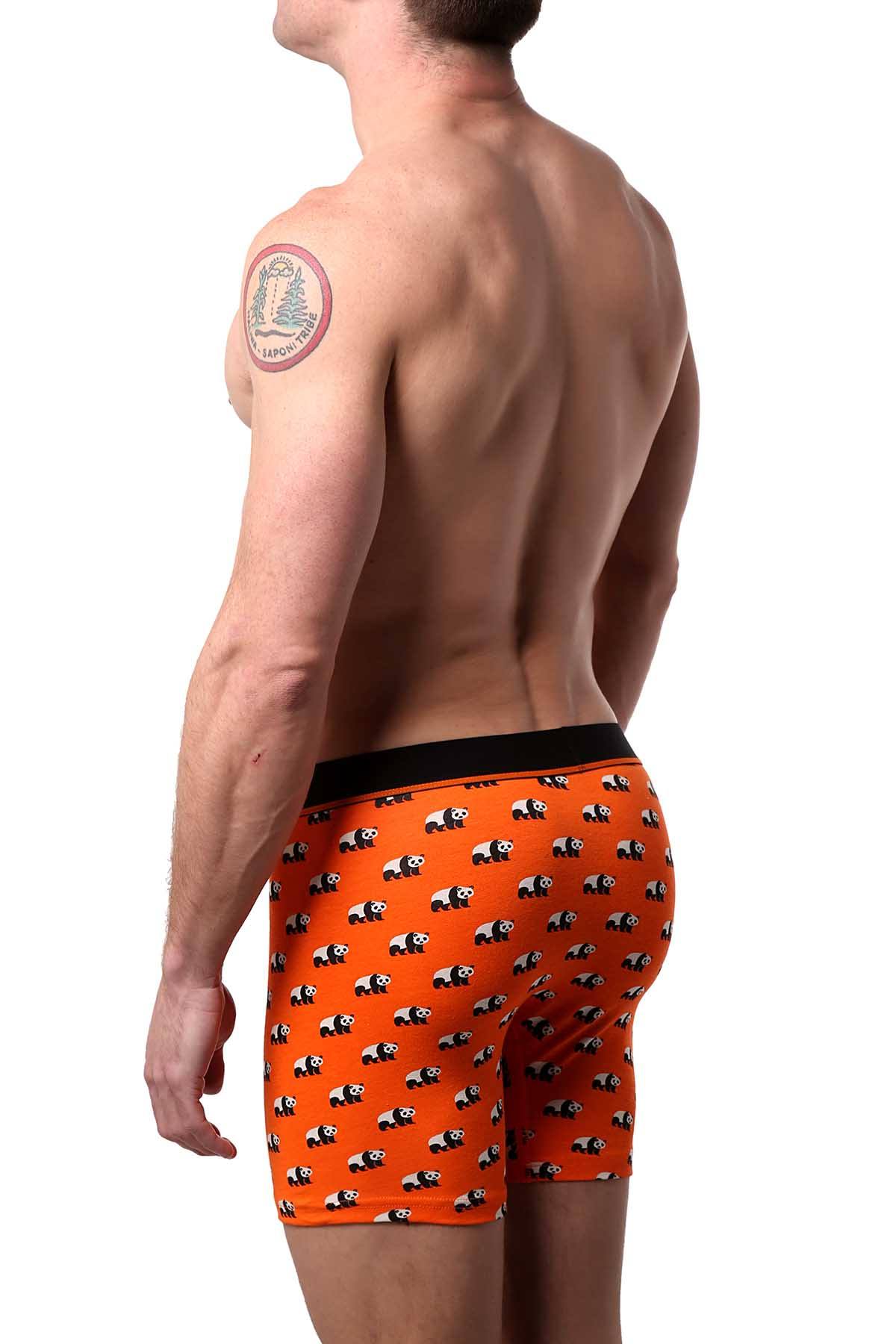 Unsimply Stitched Orange Panda Boxer Brief