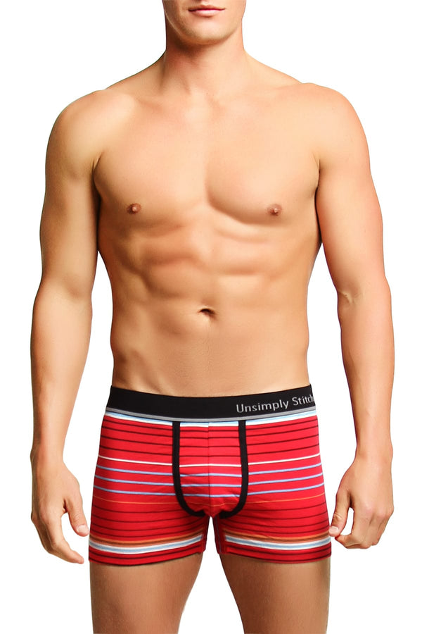 Unsimply Stitched Red Mini Stripe Trunk