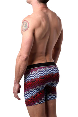 Unsimply Stitched Red/Wht/Denim Geo-Swell Boxer Brief thumbnail 3