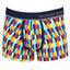 Unsimply Stitched Yellow/Orange/Blue Accordian Trunk