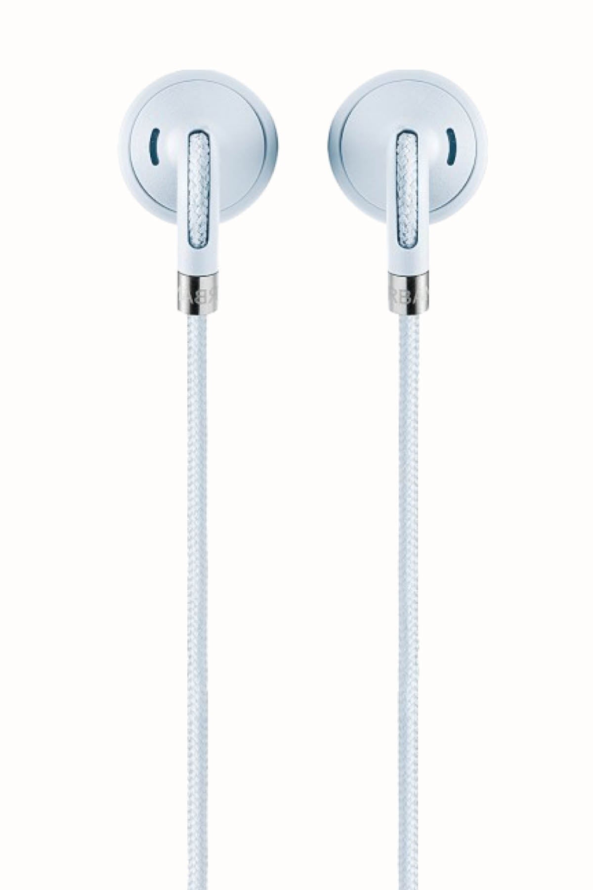 UrbanEars Snow-Blue Sumpan Earbuds w/ Microphone & Remote