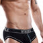 VIRILE Black Classic Cotton Sport Brief