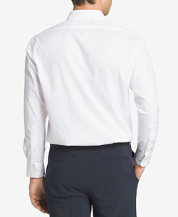 Van Heusen Classic-fit Easy Care Pinpoint Oxford Dress Shirt White thumbnail 3
