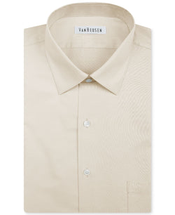 Van Heusen Classic-fit Herringbone Dress Shirt Khaki thumbnail 1