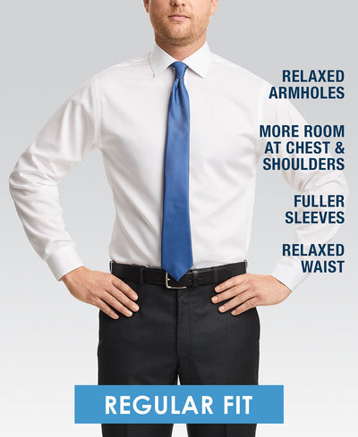Van Heusen Classic-fit Poplin Dress Shirt Cameo Blue