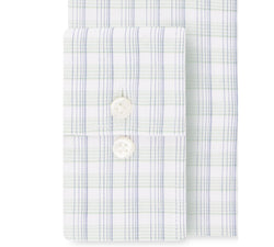 Van Heusen Classic/regular-fit Wrinkle-free Performance Stretch Flex Collar Plaid Dress Shirt Danish Blue thumbnail 2