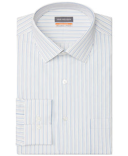 Van Heusen Regular-fit Stain Shield Dress Shirt Blue Ivy thumbnail 1