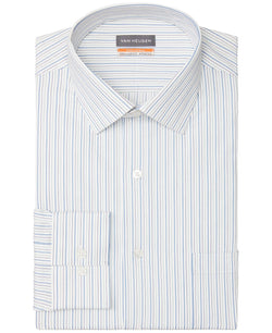 Van Heusen Regular-fit Stain Shield Dress Shirt Blue Ivy thumbnail 2