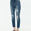 Vanilla Star Juniors' Double-button High-rise Skinny Jeans Augusto