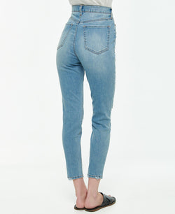 Vanilla Star Juniors' Exposed Button-fly High Rise Skinny Jeans Renny thumbnail 2