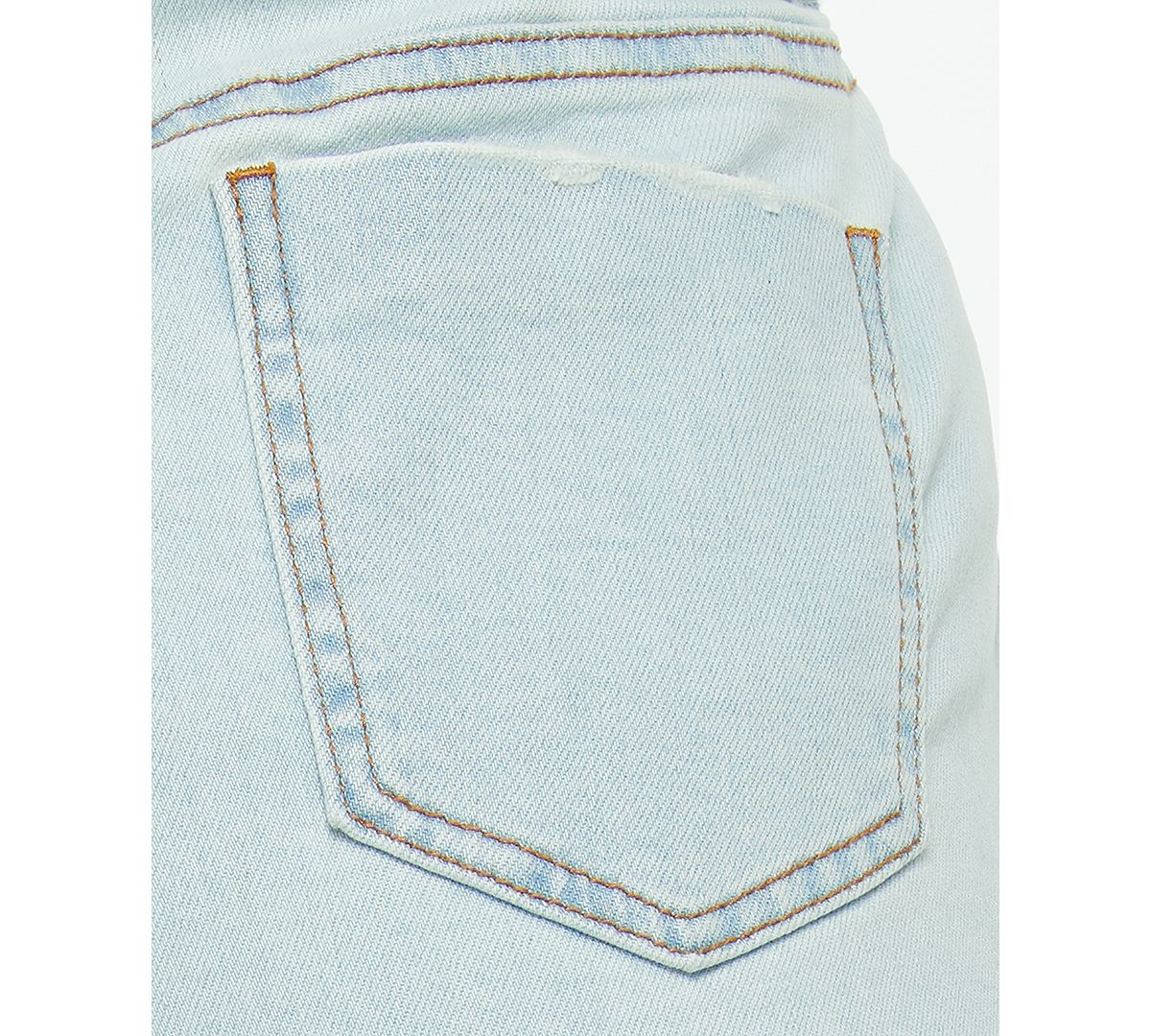 Vanilla Star Juniors' Ripped Mom Jean Blue