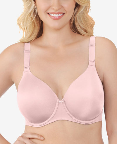 Vanity Fair Beauty Back Full Figure Underwire Contour Bra 76345 Sheer Quartz