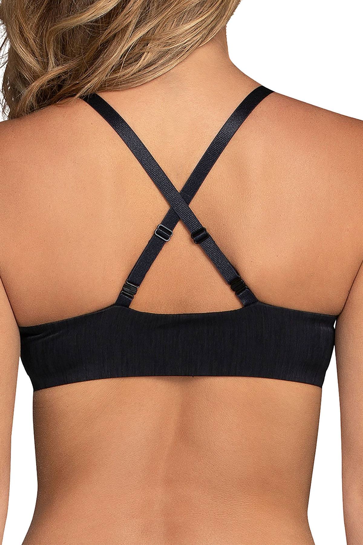 Vanity Fair Illumination Front Closure Underwire Bra in Black