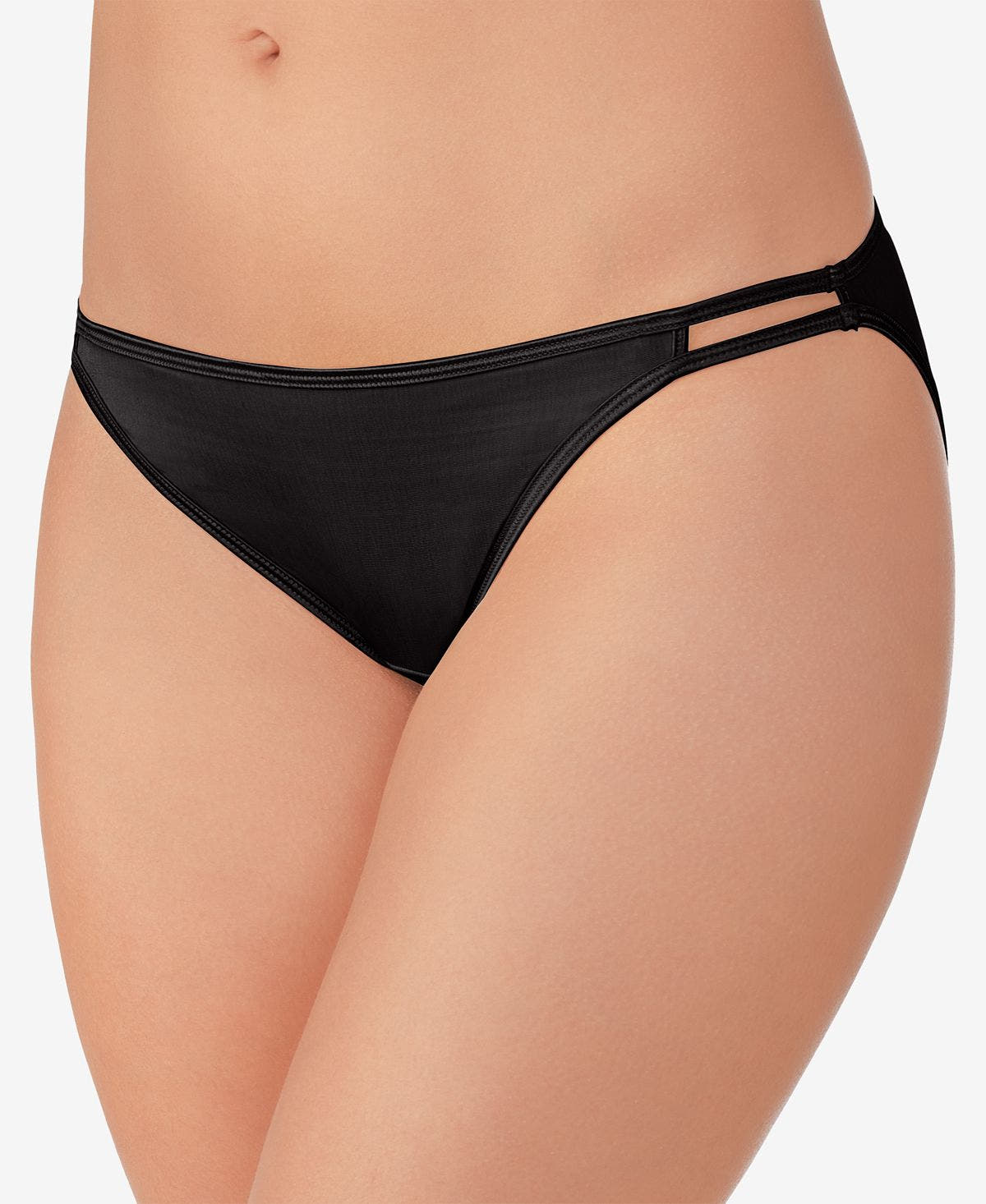 Vanity Fair Illumination Plus Bikini Underwear 18810 Midnight Black