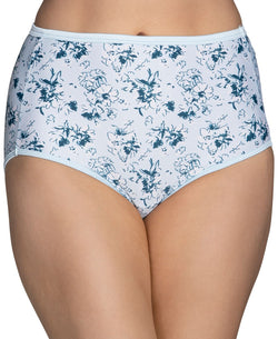 Vanity Fair Illuminationbrief Underwear 13109 Also Available In Extended Sizes Fantasy Flower Print thumbnail 1