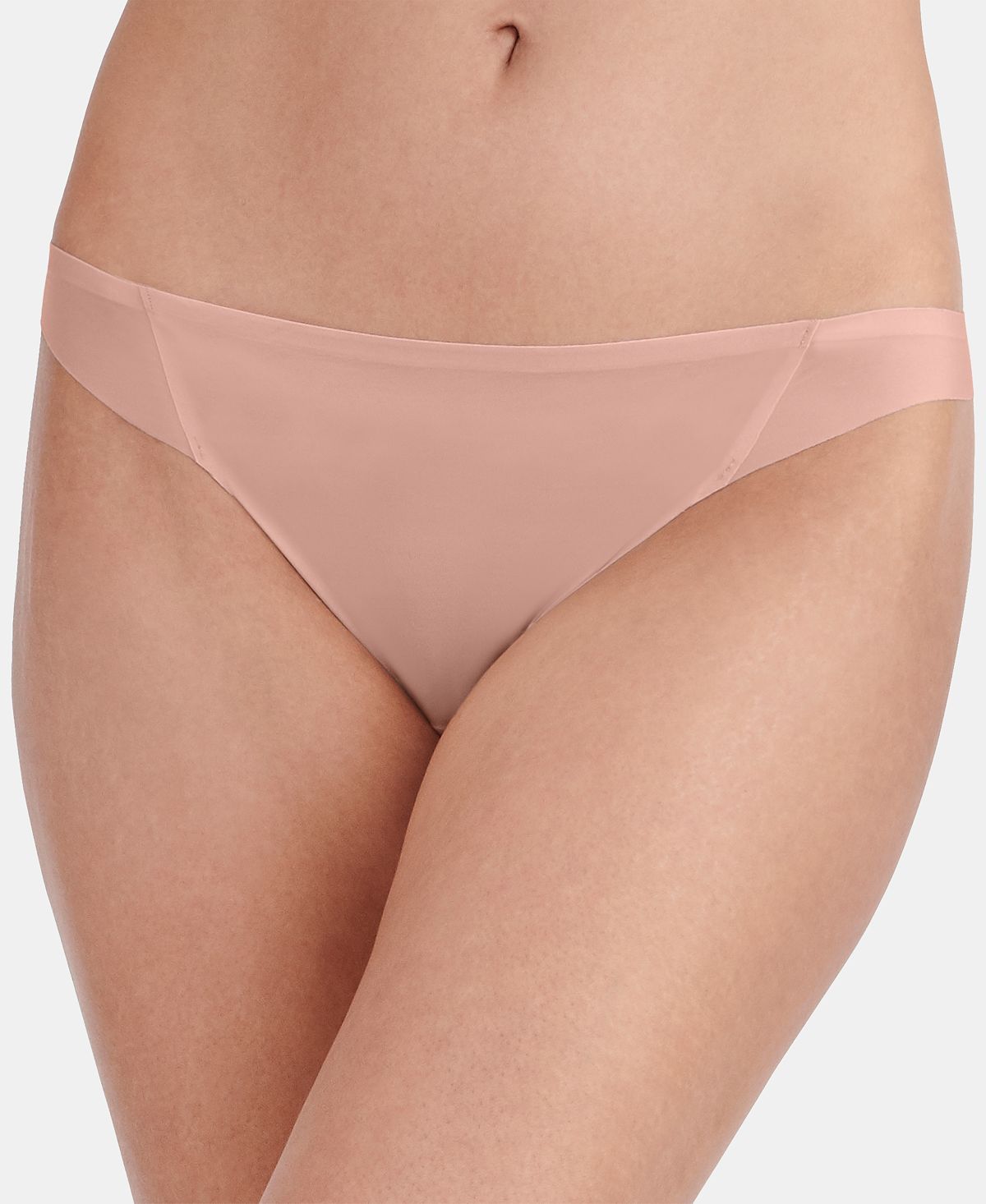Vanity Fair Nearly Invisible Thong Underwear 18241 Also Available In Extended Sizes In The Buff