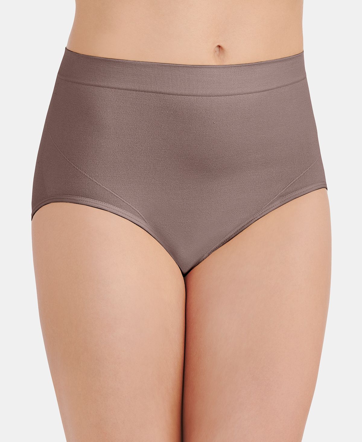 Vanity Fair Seamless Smoothing Comfort Brief Underwear 13264 Also Available In Extended Sizes Walnut- Nude 03