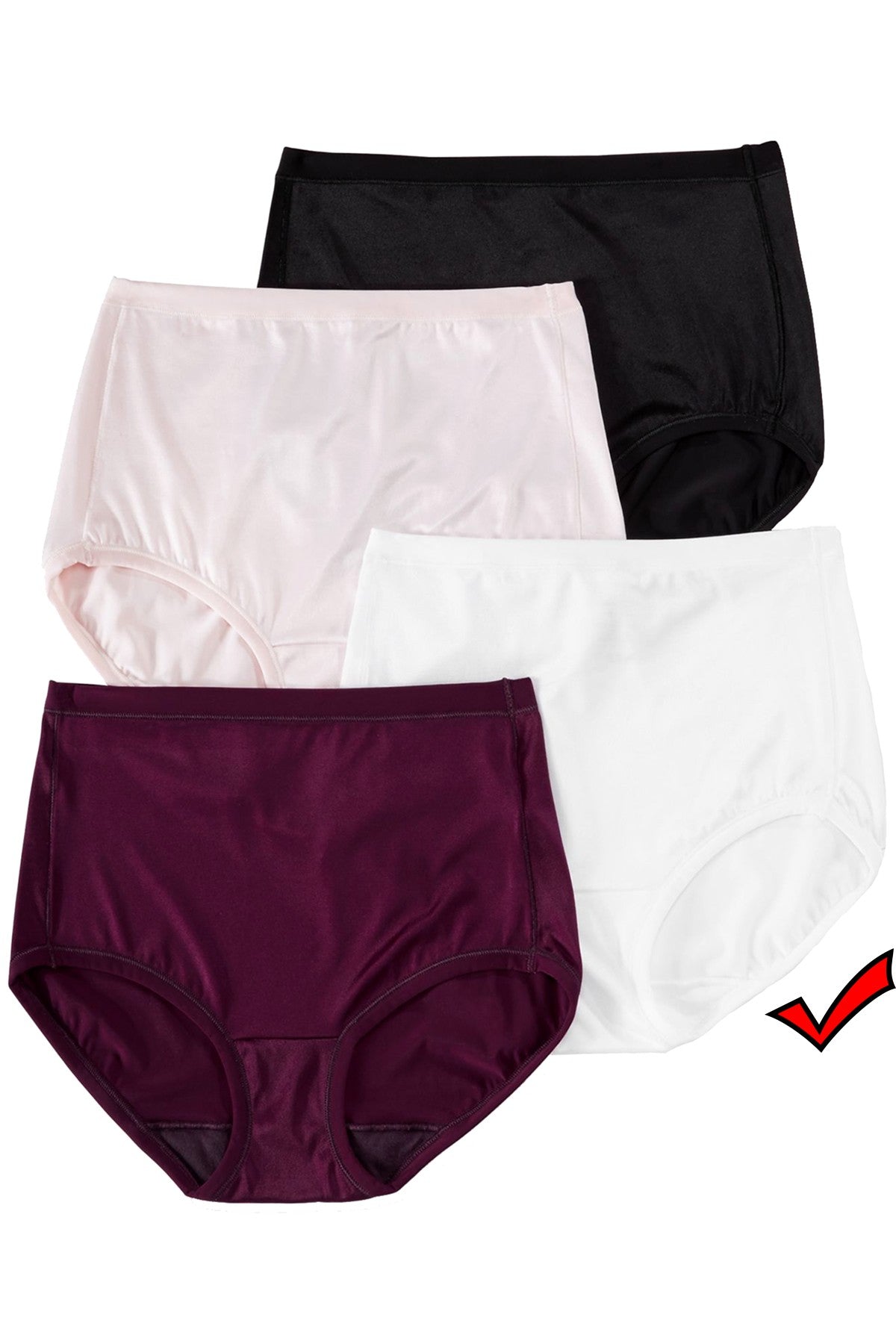 Vanity Fair Star-White Body Caress Brief