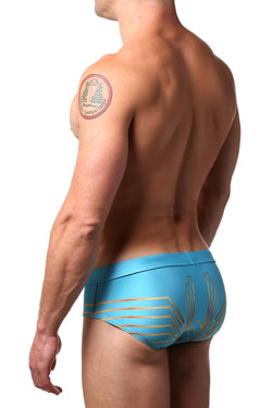 Vanwolff Eastern Columbia Blue Swim Brief thumbnail 3