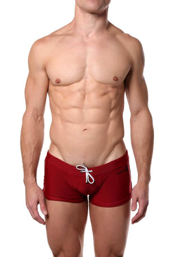 Vanwolff Red Colton Essentials Swim Trunk thumbnail 1