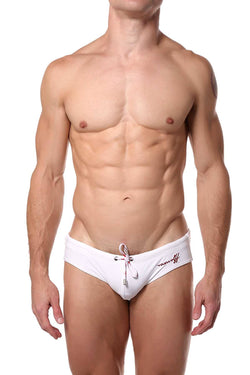 Vanwolff White Everett Essentials Swim Brief thumbnail 1