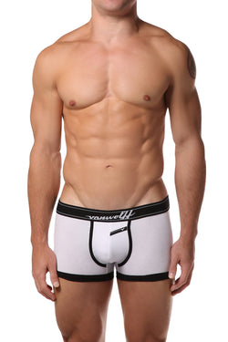 Vanwolff White Mackenzie Contrast Boxer Trunk thumbnail 1