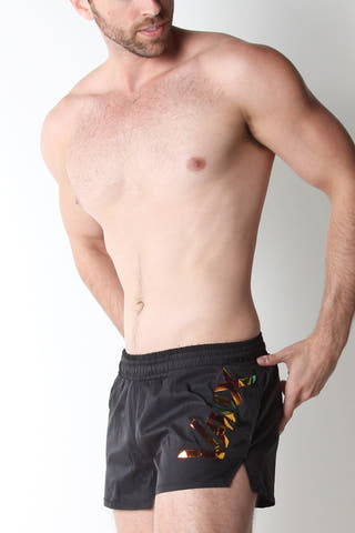 Vaux Black Cotton Candy Short